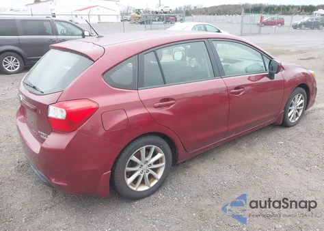 2013 Subaru Impreza 2.0I Premium z USA, uszkodzony, nr VIN JF1GPAC6XD2216910